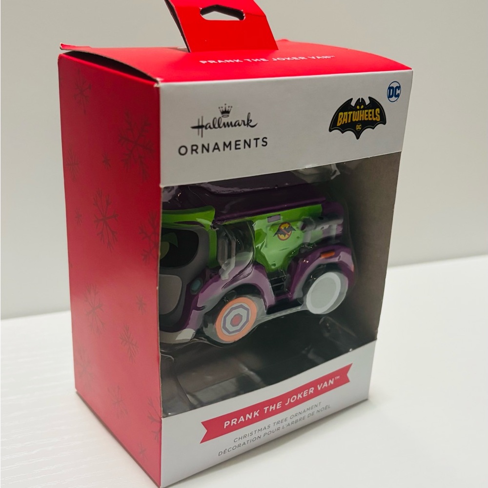 Hallmark DC Comics Batwheels Joker Vehicle Christmas Ornament